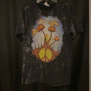 Mushroom Peace Tee Shirt
